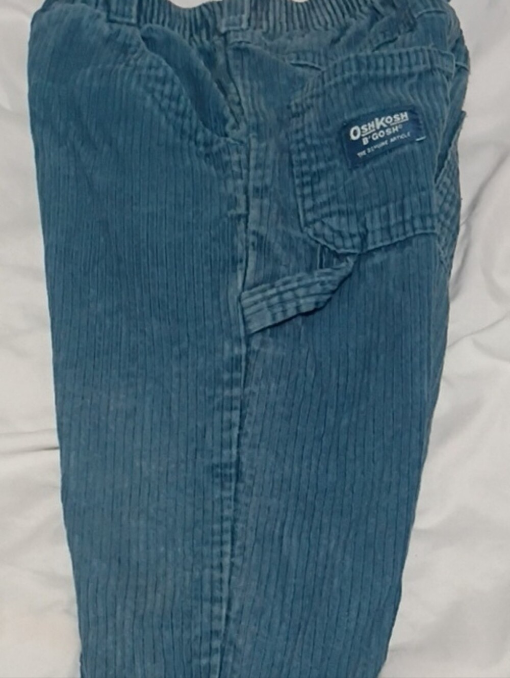 Vintage OshKosh B'gosh Teal Blue Corduroy Joggers